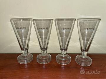 CAMPARI DESIGN MATTEO THUN 4 BICCHIERI VINTAGE