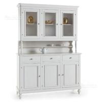 Credenza Napoletana grande tre ante bianco opaco