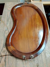 vassoio in legno stile Edordiano vintage 