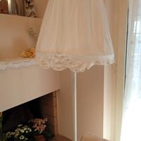 Piantana Shabby Chic bianca