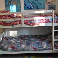 Letto a castello artigianale usato fatto in Italia