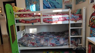 Letto a castello artigianale usato fatto in Italia