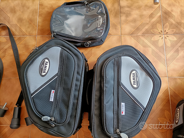 Borse laterali + borsa serbatoio