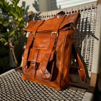 Zaino vera pelle vintage 🔥 elegante – ultimo pezz