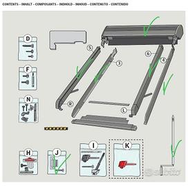 Tapparella VELUX SCL per GGL 206