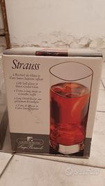 4 set da 4 bicchieri da bibita Bormioli strauss