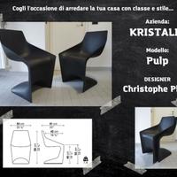 coppia sedie modello Pulp di Kristalia