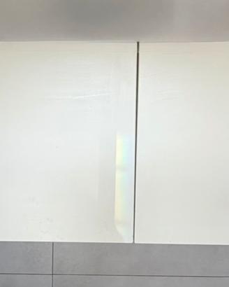 2 pensili (EUROMOBIL) bianchi da cucina 90x48x30
