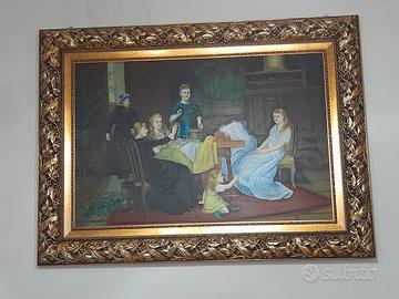 Quadro  più  vaso porta  cioccolatini  sedie 