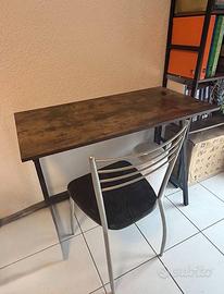 Scrivania stile industriale legno e ferro – ottime