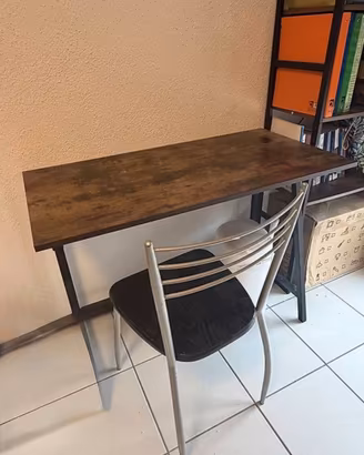 Scrivania stile industriale legno e ferro – ottime