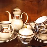 Servizio da caffè da 12 porcellana oro