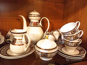 Servizio da caffè da 12 porcellana oro