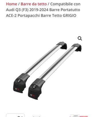 Barre tetto Audi Q3