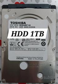HDD WKS/Notebook/PS4 Toshiba 1 TB SATA 2,5"+adatt.