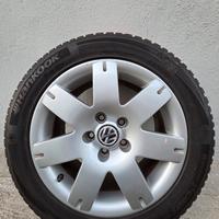 set 4 cerchi volkswaghen completi di gomme