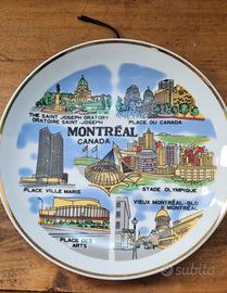 Piatto decorativo vintage Montreal Canada