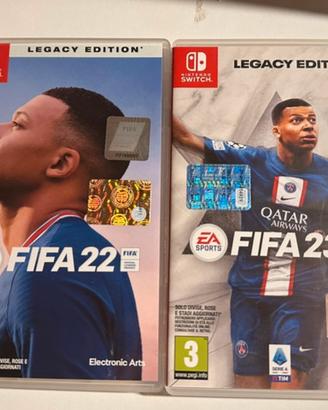 Gioco Fifa 22 e Fifa23 nintendo