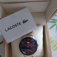 orologio cronografo al quarzo color oro