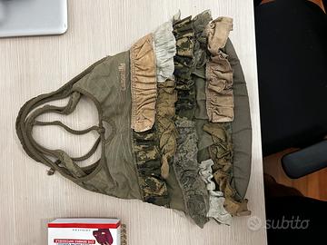 Borsa Camomilla mimetica con frange