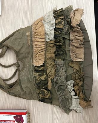 Borsa Camomilla mimetica con frange