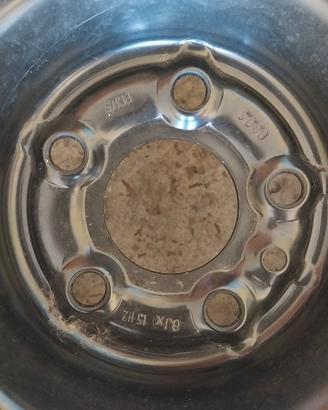 4 cerchi ferro 15" 5x98 Alfa Romeo 147 / 1