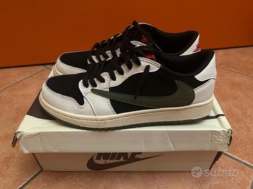 Jordan 1 x travis scott con scatola taglia 43