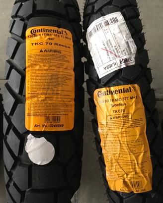 Pneumatici 130 80 17 , 100 90 19 Coppie Nuove