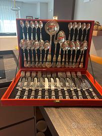 Set posate vintage argento 800