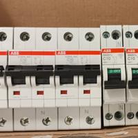 ABB magnetotermici e differenziali 6-10-20-25-32A