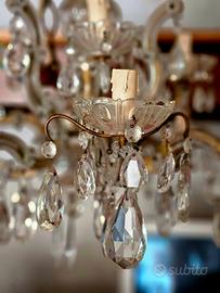 Lampadario Maria Teresa 5+1 Luci Vintage Anni '50