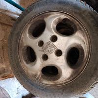 Cerchi in lega da 14 originali Peugeot 206