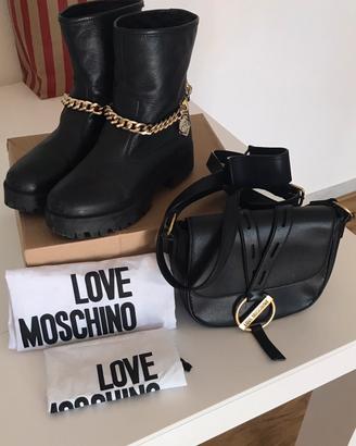 Stivali Moschino+Borsa