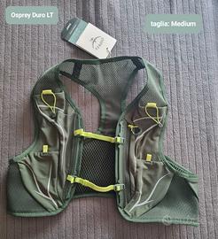 zaino gilet Osprey Duro LT  tg. M col. Verde *NEW
