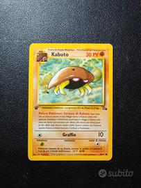 Kabuto Fossil Prima Edizione - Carte Pokemon 
