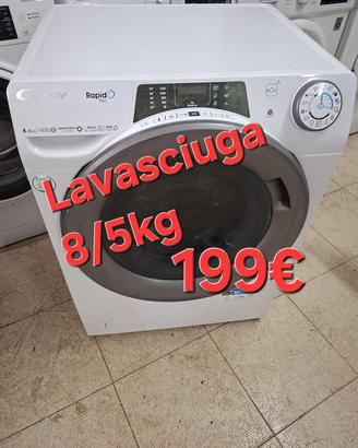 Lavasciuga candy 8/5kg inverter 1400 giri wi-fi 