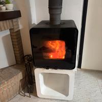 Stufa a legna design clementi
