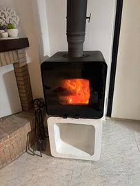 Stufa a legna design clementi