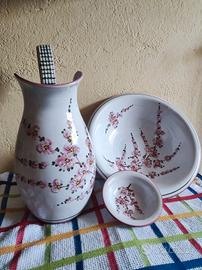 set da toilette ceramica Deruta 