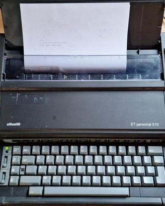 Macchina da scrivere Olivetti ET Personal 510