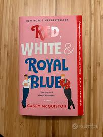 Red white and royal blue Libro