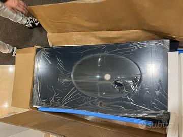 Top mobile lavabo nero