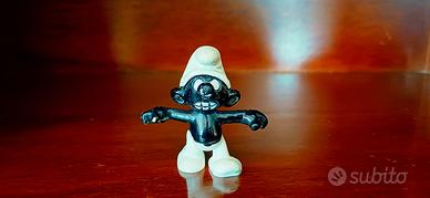 Puffo Nero Vintage 1966 – Schleich Peyo Hong Kong 