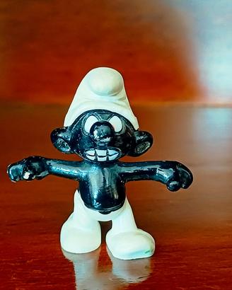 Puffo Nero Vintage 1966 – Schleich Peyo Hong Kong 