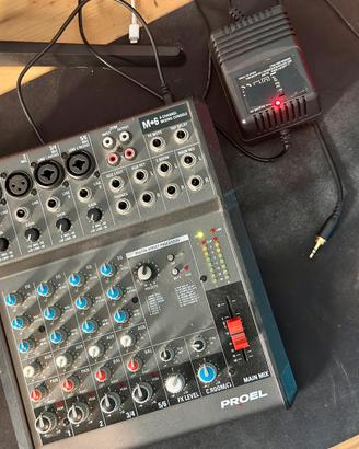 Proel M6 Mixer Audio 6 Canali  – Mixer Analogico