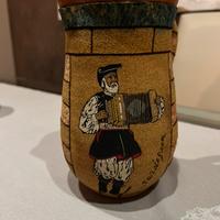 Brocca in sughero e terracotta -artigianato Sardo
