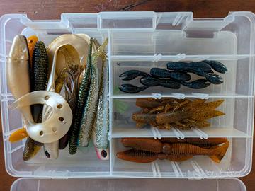 Lotto esche bass fishing