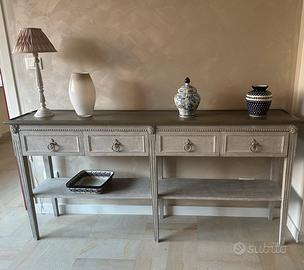 Blanc d’ivoire paris consolle classico shabby chic