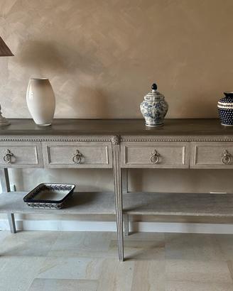 Blanc d’ivoire paris consolle classico shabby chic