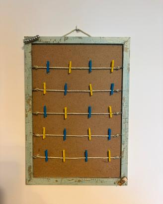 Porta foto in legno con molette